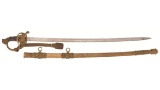 Presentation Grade Officer's Sword with Scabbard