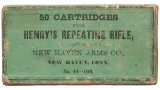 Fifty Count Box of New Haven Arms Co. .44-100 Ammunition