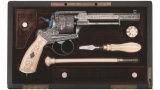 Cased Joh. Springer Adams Double Action Revolver