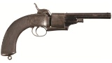 Mid-19th Century Engraved English Percussion Revolver