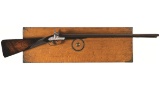 Engraved James Purdey 15 Bore Percussion Double Barrel Shotgun