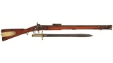 Riviere Second Pattern Brunswick Military Rifle with Bayonet