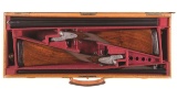 Pair of William Evans Sidelock Ejector Side by Side Shotguns