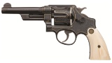 Embellished Smith & Wesson .44 Hand Ejector DA Revolver
