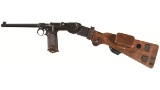 DWM Model 1893 Borchardt Pistol with Stock Holster