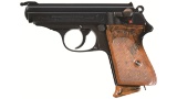 RZM Marked Pre-World War II Walther PPK Pistol