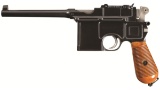 Mauser 1896 Cone Hammer Semi-Automatic Pistol