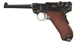 DWM Model 1906 Swiss Police Contract Luger Semi-Automatic Pistol