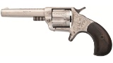 Engraved Hood Firearms Spur Trigger Revolver