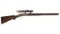 Engraved J. Tomischka Single Shot Hammer Rifle with Scope