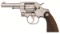 Pre-World War II Nickel Plated Colt Official Police Revolver