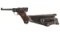DWM Model 1906 Commercial Luger Pistol with Ideal Stock