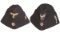 WWII Kriegsmarine Overseas Caps with U-Boat Badges