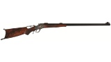 Viramontez Engraved Inlaid Winchester Model 1885 High Wall Rifle