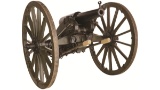 Civil War U.S. 6-Pounder Wiard Rifle with Carriage
