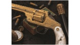 E. Young Engraved/Gold Plated S&W New Model No. 3 Revolver