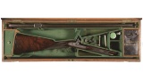 Cased Engraved Purdey Percussion Sporting Rifle