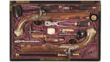 Cased Pair of Percussion Officer's Pistols