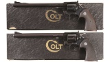 Pair of Documented Special Order Colt Double Action Revolvers