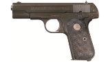 U.S. World War II Production Colt Model 1903 Hammerless Pistol