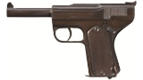 Danish Schouboe Model 1907 Semi-Automatic Pistol