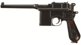 Mauser Banner Model 1896 Broomhandle Semi-Automatic Pistol