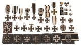 Large Grouping of German Iron Cross Medals