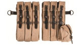 Double Pouch MP38/40 Submachine Gun Mag Carrier with Magazines