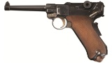 DWM 1906/1920 Swiss Commercial Style P.08 Luger Pistol