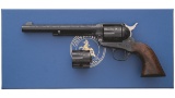 Engraved Colt Third Generation Single Action Army Revolver
