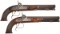 Pair of Van War, Son & Co. Percussion Dueling Pistols