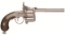 Engraved Eyraud Brevete Sidehammer Pinfire Revolver