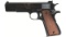 Pre-World War II Colt Super Match .38 Semi-Automatic Pistol