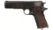 U.S. Navy Contract Colt Model 1911 Semi-Automatic Pistol