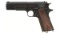WWI U.S. Colt Model 1911 Pistol with USMC Holster