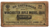 Box of Winchester 44 Flat Ammunition for Model 1866 Rifle