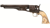Civil War Colt Model 1860 Army Revolver with Eagle Grip