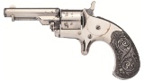 Colt Open Top Pocket Revolver with Silver Grips and Holster