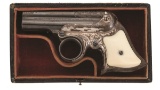 Factory Engraved Remington Elliot Patent Ring Trigger Pepperbox