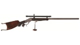 M. Dorrler's Factory Presentation Stevens Ideal Schuetzen Rifle