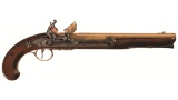 Belton Style Repeating Four-Shot Flintlock Pistol with Model