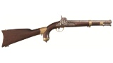 U.S. Springfield Model 1855 Pistol-Carbine with Shoulder Stock