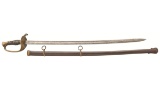 Confederate States Armory Officer's Sword & Scabbard