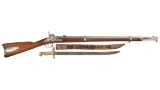 U.S. Harpers Ferry Iron-Mounted Model 1855 Rifle with Bayonet