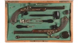 Cased Pair of Gastinne-Renette Percussion Dueling/Target Pistols