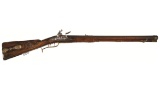 Ornate G. I. Staudinger Flintlock Jaeger Sporting Rifle