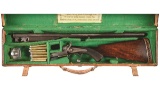 Engraved Army & Navy C.S.L Double Rifle with Case