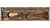 John Manton 18 Bore Double Barrel Flintlock Shotgun With Case