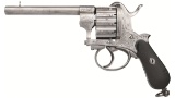 J. Chaineux Brevete Twelve-Shot Pinfire Double Action Revolver