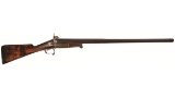Engraved 6 Bore Continental European Pinfire Shotgun